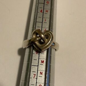 Retired James Avery heart ring size 5.5